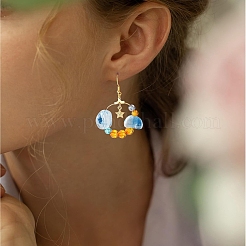 4 пакетик 4-х видов прозрачных акриловых бусин&nbsp;OACR-YW0003-39