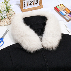 1 collare in lana di volpe artificiale per donna&nbsp;DIY-PH0035-54C