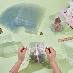 30шт прямоугольные прозрачные пластиковые коробки из ПВХ подарочная упаковка&nbsp;CON-BC0007-88