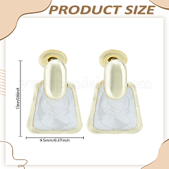 Литые эмаль болтающиеся серьги стержня&nbsp;EJEW-LP0008-018