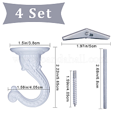 Крючки для освещения люстр из сплава FIND-WH0191-02A