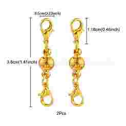 Латунные магнитные застежки&nbsp;KK-YW0001-56G