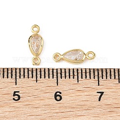 Shegrace Messing-Pavé-Anhänger mit klaren Zirkonia in Tropfenform&nbsp;XGRQ2O545-449G