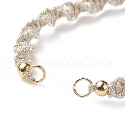 2 pièces 2 bracelets tressés en cordon de polyester de style&nbsp;AJEW-JB01144-02