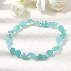 Pulseras de perlas naturales amazonita&nbsp;GG-CBA05D5-02A-07A