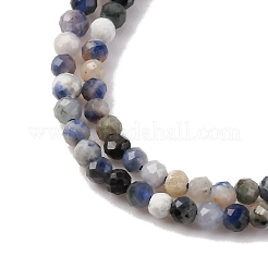 Природный содалит бисер нитей G-RM241221-A5