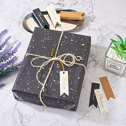 75шт 3 цвета картонные бумажные подарочные бирки CDIS-TA0001-16