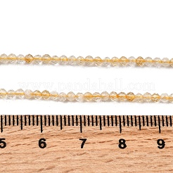 Природный цитрин бисер нитей G-I289-02