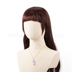 Кулон из натурального кристалла кварца&nbsp;NJEW-JN03940