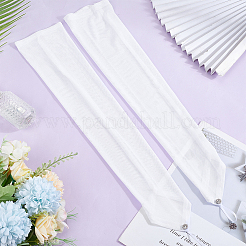 Damen Satinhandschuhe mit Hakenfinger&nbsp;AJEW-WH0455-60B