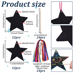 Поделки в виде звезд для детей&nbsp;DIY-WH0740-68