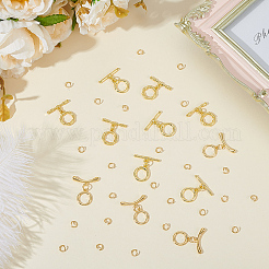 12 шт. 3-х стилевые латунные застежки-тоглы KK-ME0002-31