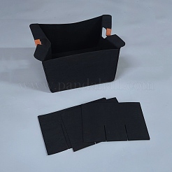 Scatola di immagazzinaggio in feltro di fibra di poliestere&nbsp;ODIS-WH0099-182
