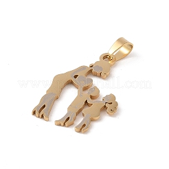 День матери ионное покрытие (IP) 304 подвески из нержавеющей стали STAS-U002-08G