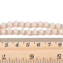 Непрозрачное стекло бисер нитей&nbsp;GLAA-P076-01C-06