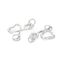 Экологически чистые подвески из латуни с гальваническим покрытием&nbsp;KK-F845-44P