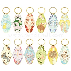 Porte-clés en alliage émaillé&nbsp;KEYC-YW00224-01