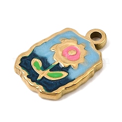 Pendentifs en acier inoxydable 303 émaillé&nbsp;SA-CBA9D90-09G-02