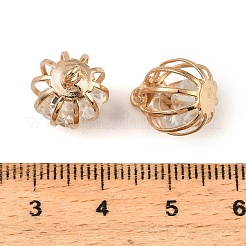 Anhänger aus Eisen und Glasperlenkäfig&nbsp;IFIN-N014-01KCG