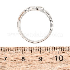 Offene Manschettenringe aus Messing&nbsp;RJEW-D342-01P