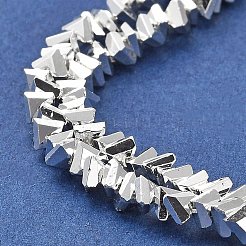 Стеклянные бусины с гальваническим покрытием  EGLA-D030-16A-06