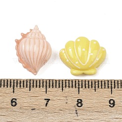 Кабошоны из непрозрачной смолы на тему океана RESI-Z048-01