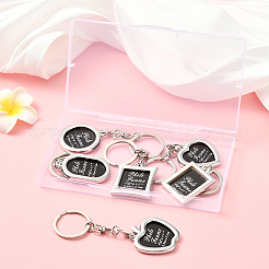 Брелок с подвеской из цинкового сплава&nbsp;KEYC-SP0001-50