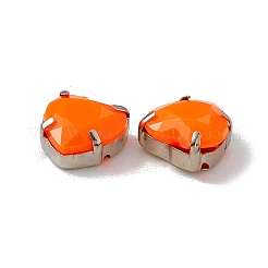 Сердце пришить стразами&nbsp;OACR-E012-03B-P08