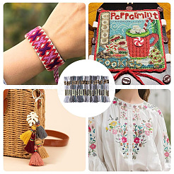 6-слойная полиэфирная нить для вышивания OCOR-CY0002-03A-06