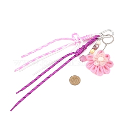 Подвесные украшения ручной работы из плетеных и полиэстеровых шнуров HJEW-JM04421-01