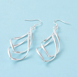 Латунь болтающийся серьги&nbsp;EJEW-BB11821