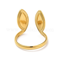 Кольца-манжеты из нержавеющей стали 304 с ионным покрытием (IP)&nbsp;RJEW-L107-004G