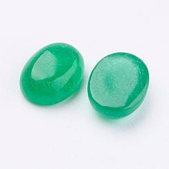 Натуральный Malaysia нефрита кабошоны G-P313-01-6x8mm
