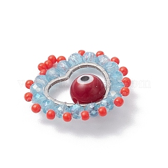 Стеклянные бусы подвески PALLOY-MZ00654-03