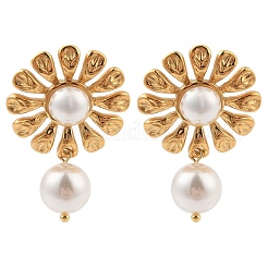 Серьги-гвоздики из нержавеющей стали 304 EJEW-Z063-04G