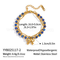 Bracciali con perle naturali in lapislazzuli&nbsp;RD4609-2