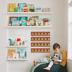 Деревянный настенный держатель для памятной монеты&nbsp;ODIS-WH0030-80