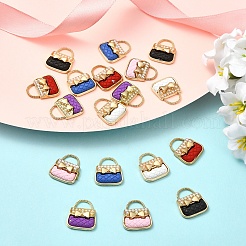 12шт 6 цвета сплава эмаль подвески&nbsp;ENAM-YW0008-14