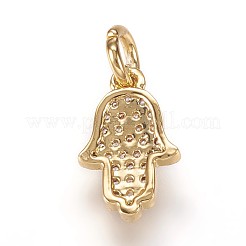 Латунные микропрофили кубические циркониевые подвески&nbsp;ZIRC-K070-32G