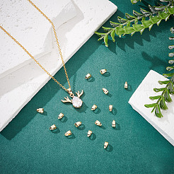 100 шт. латунные защелки на дужках KK-GO0001-87G