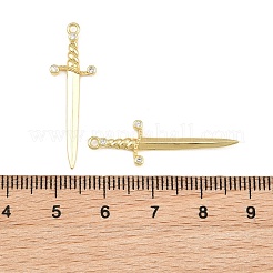 Pendentifs en laiton zircon cubique transparent&nbsp;CU-CBAD306-20G