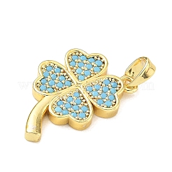 Colgantes de rhinestone de bronce&nbsp;RB-CBACCCF-02G