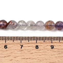 Натуральные фиолетовые фантомные кварцы&nbsp;G-Z127-B01-6mm