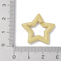 Стойки обшивки латунные микро проложить кубического циркония Twister застежками KK-NH0002-14G-02