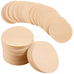 丸いコーヒーフィルター紙  モカポット用使い捨てコーヒーフィルター  淡い茶色  51x0.2mm  800pc&nbsp;AJEW-CN0004-70B
