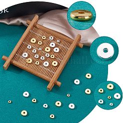 Плоские круглые латунные шариков прокладки&nbsp;KK-SP0002-27