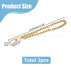 2 шт. алюминиевые цепочки для подвески HJEW-HS00067