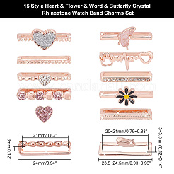 15 шт. набор из 15 стилей: сердце FIND-PH0007-69