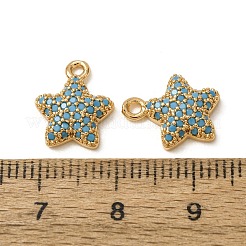 Pendientes de material sintético de color turquesa&nbsp;GG-CBAE681-14G