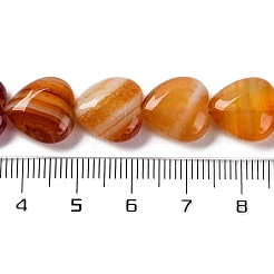 Натуральный красный агат бисер нитей G-I372-A03-01